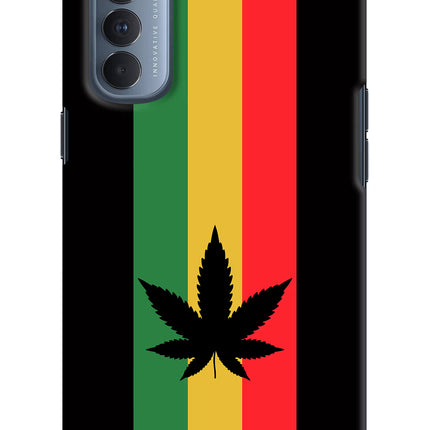 Weed Flag Oppo Reno4 Pro Hard Case Back Cover by Casekaro