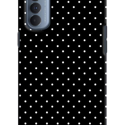 White Dots Oppo Reno4 Pro Hard Case Back Cover by Casekaro