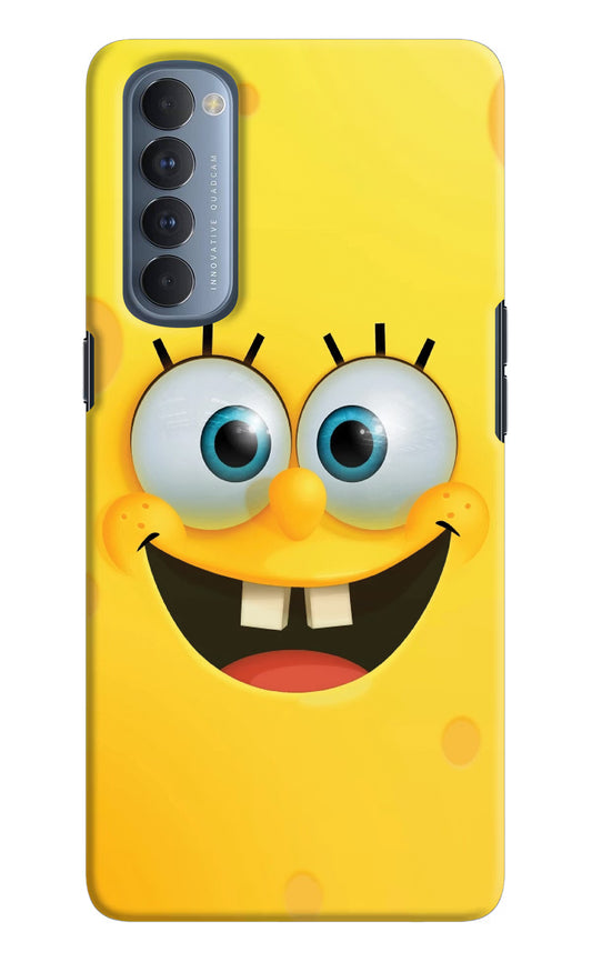 Sponge 1 Oppo Reno4 Pro Hard Case Back Cover by Casekaro