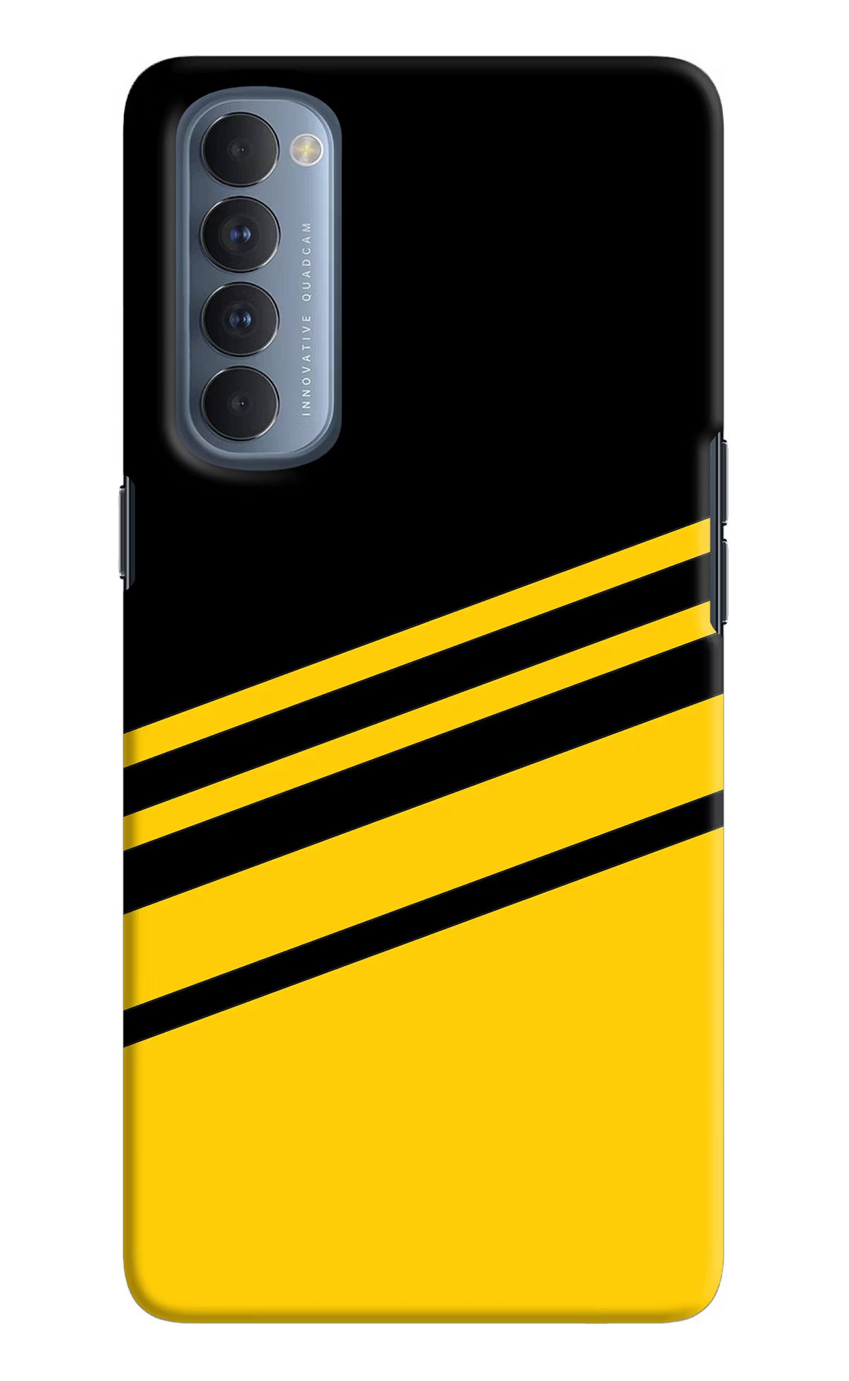 Yellow Shades Oppo Reno4 Pro Hard Case Back Cover by Casekaro