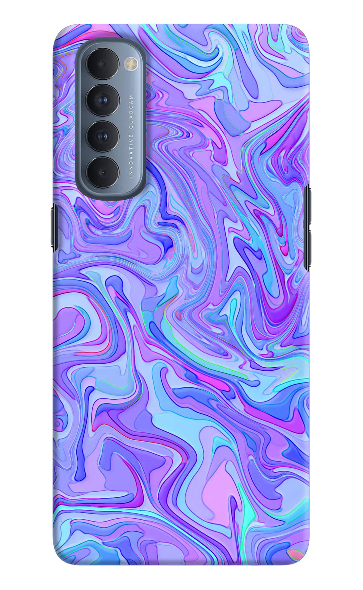 Glitter Oppo Reno4 Pro Hard Case Back Cover by Casekaro