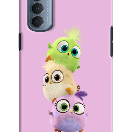 Cute Little Birds Oppo Reno4 Pro Hard Case Back Cover by Casekaro