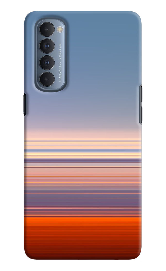 Morning Colors Oppo Reno4 Pro Hard Case Back Cover by Casekaro