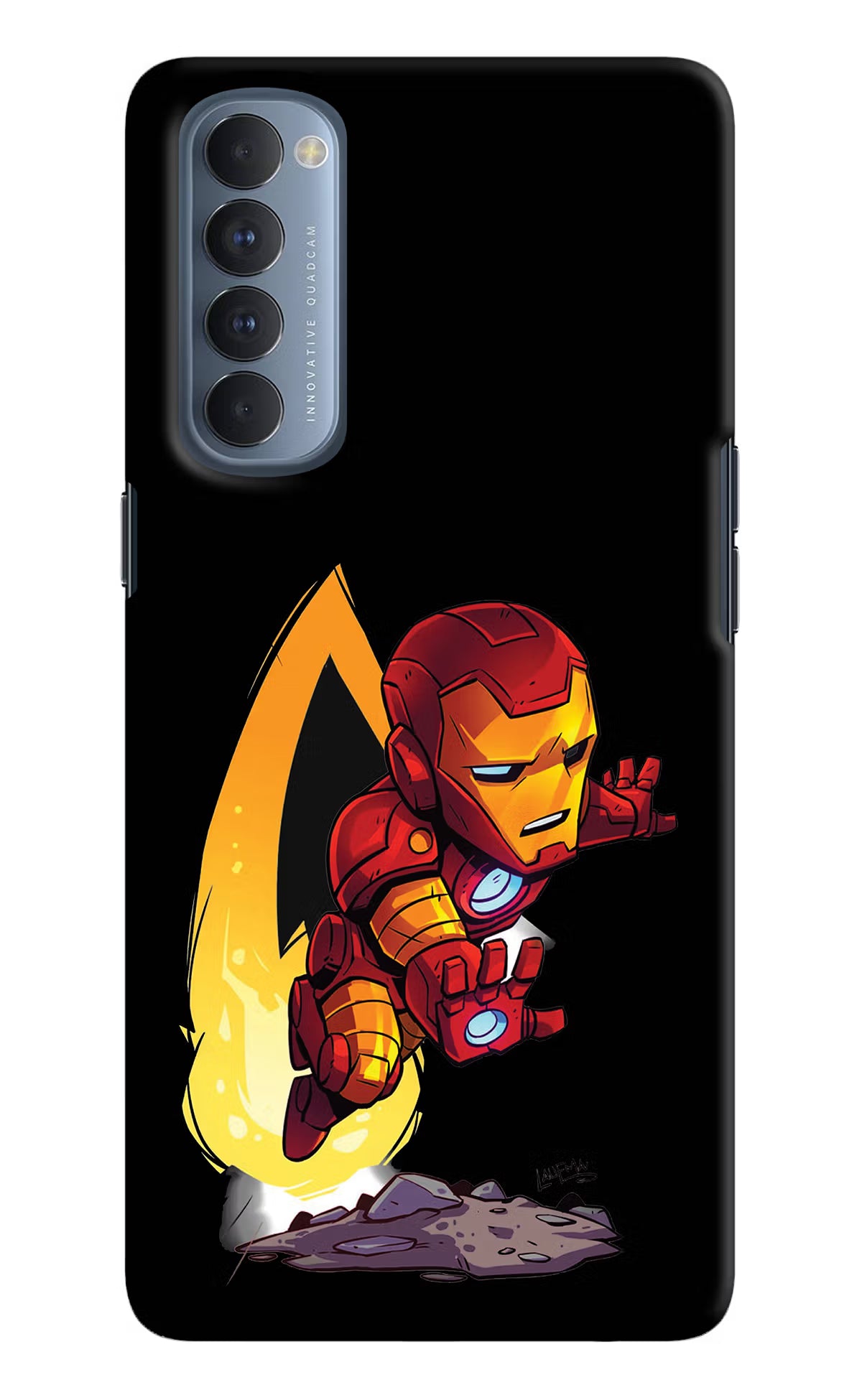 IronMan Oppo Reno4 Pro Hard Case Back Cover by Casekaro