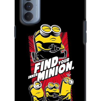 Find your inner Minion Oppo Reno4 Pro Hard Case Back Cover by Casekaro