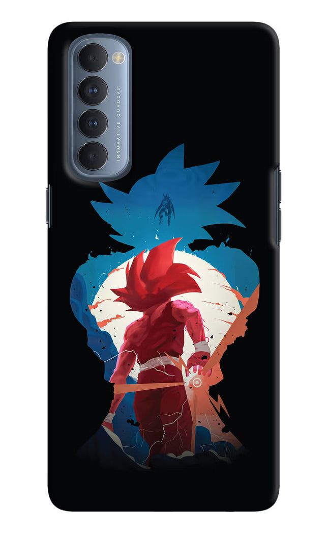 Goku Oppo Reno4 Pro Hard Case Back Cover by Casekaro