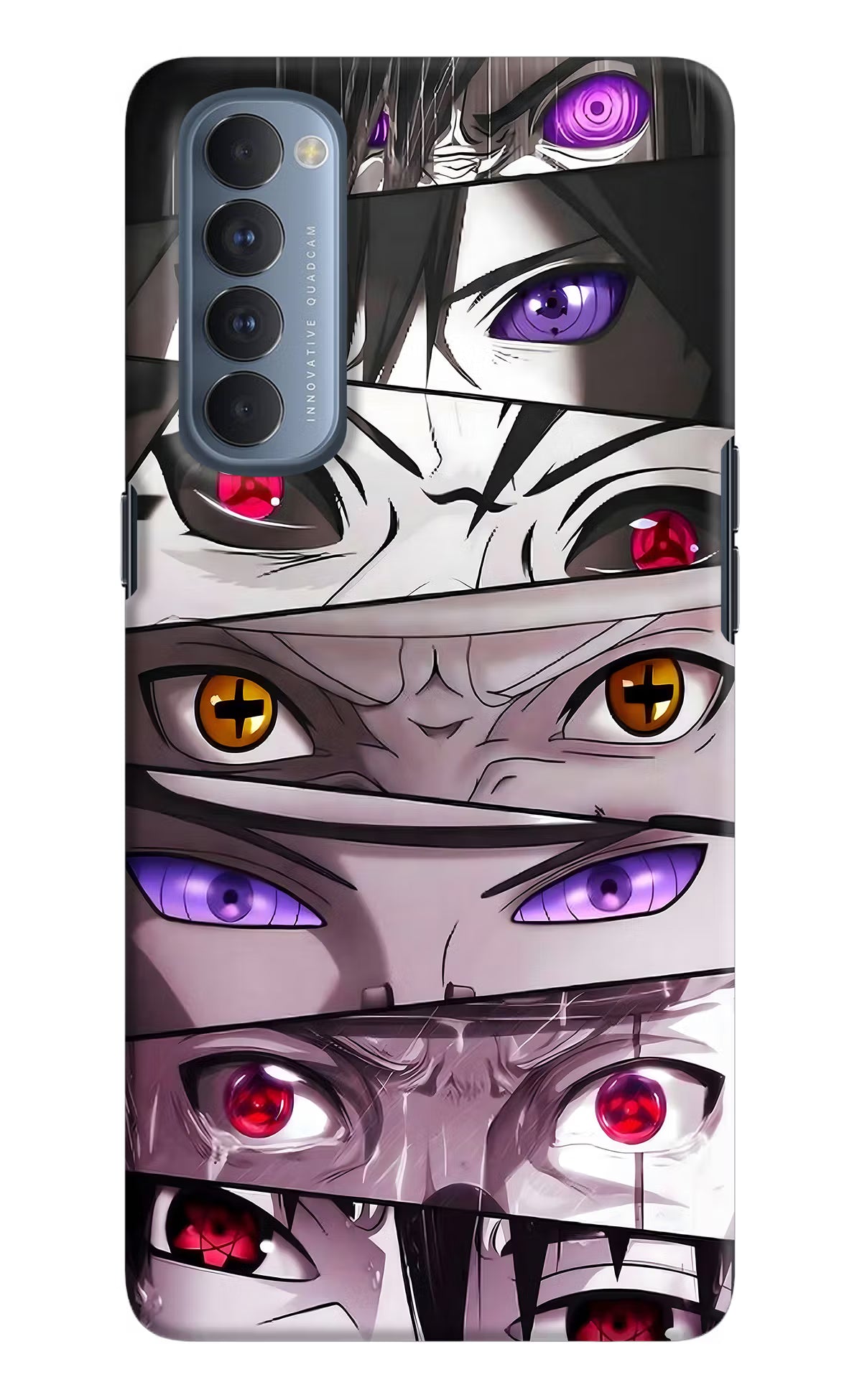 Naruto Anime Oppo Reno4 Pro Hard Case Back Cover by Casekaro