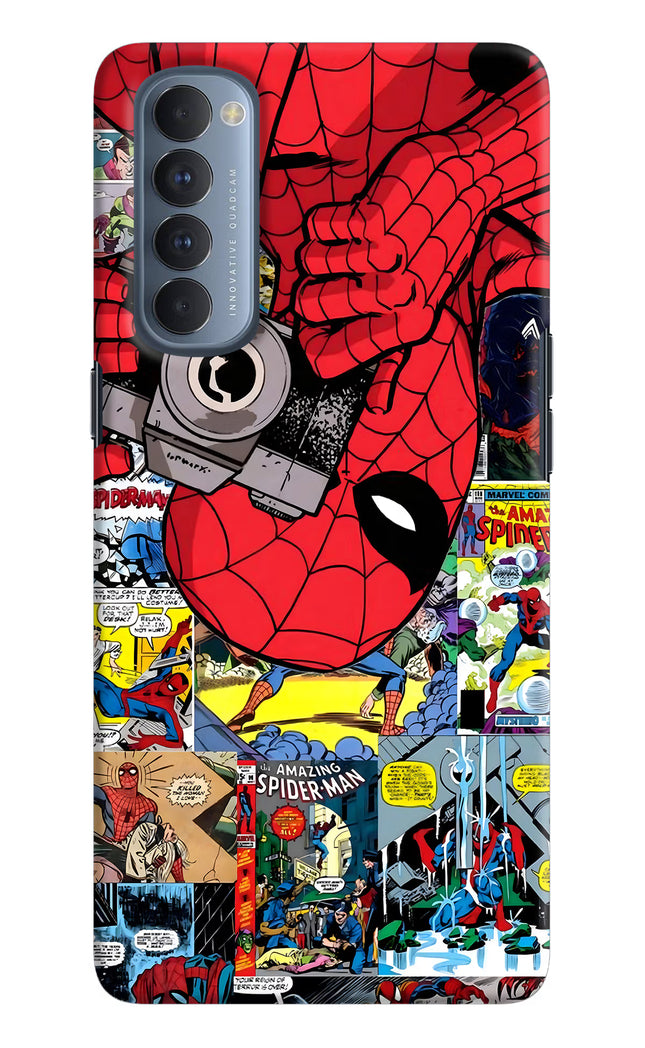 Spider Man Oppo Reno4 Pro Hard Case Back Cover by Casekaro