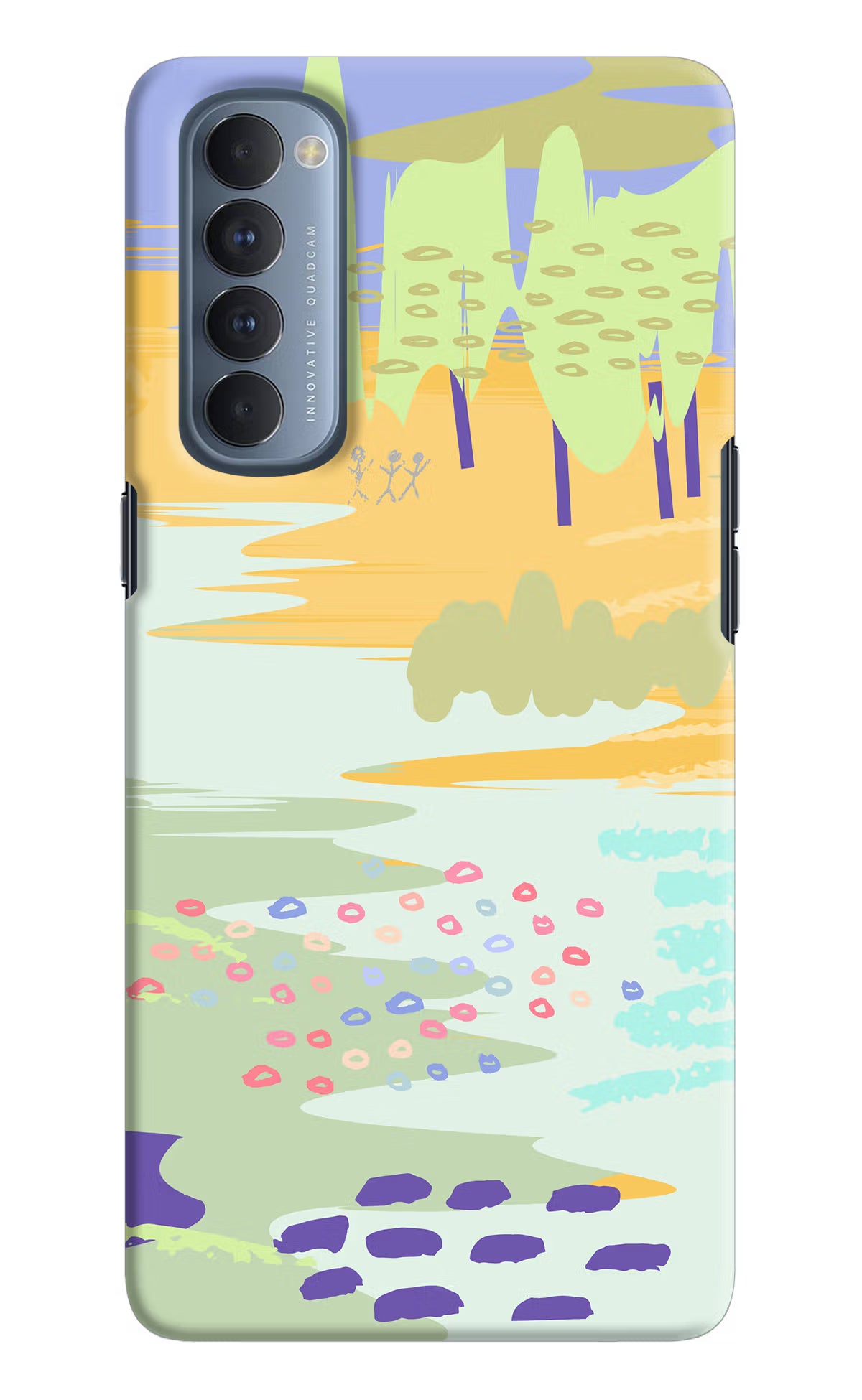 Scenery Oppo Reno4 Pro Hard Case Back Cover by Casekaro