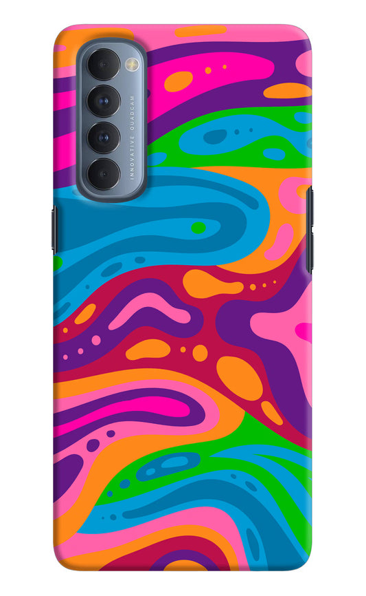 Trippy Pattern Oppo Reno4 Pro Hard Case Back Cover by Casekaro