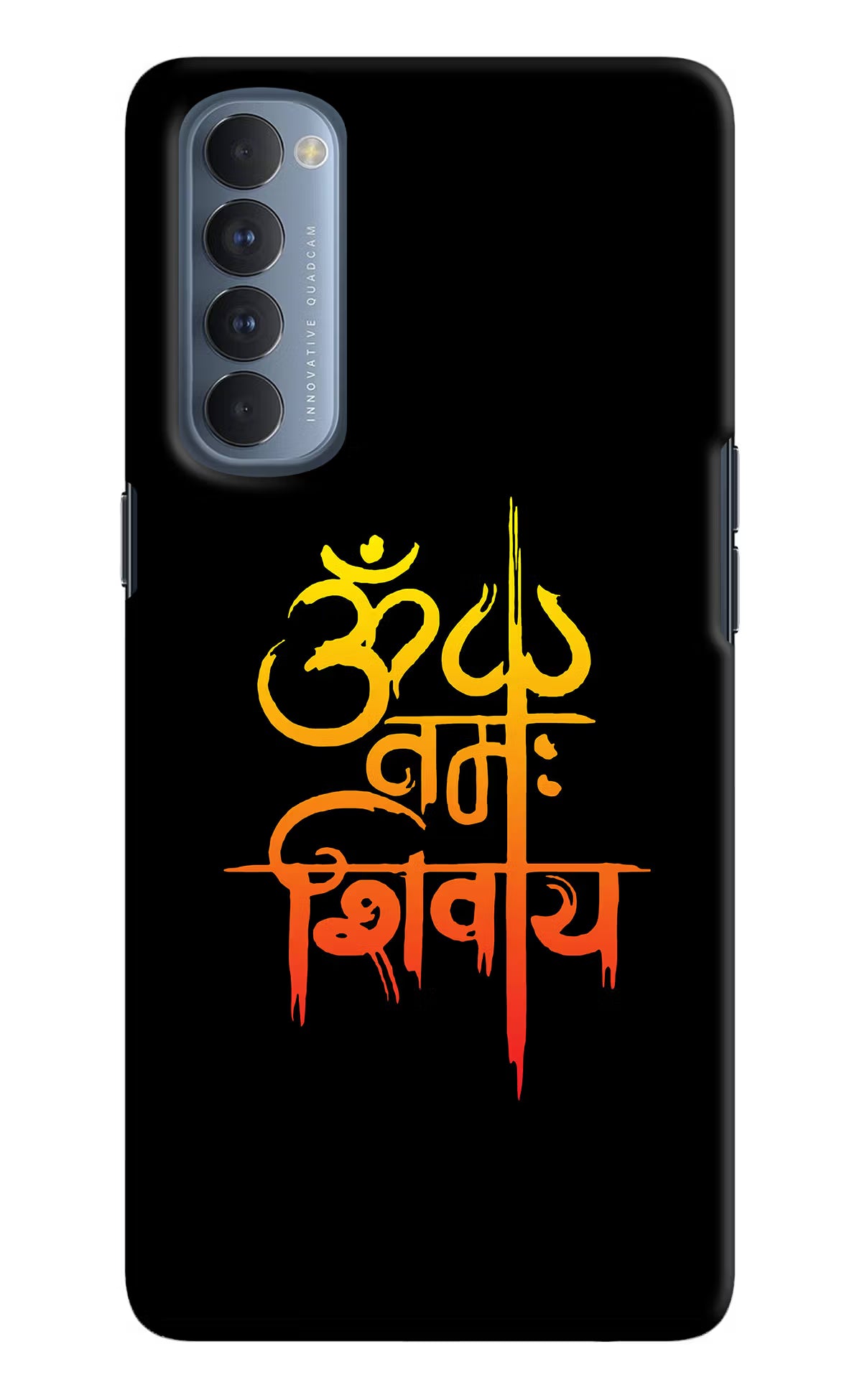 Om Namah Shivay Oppo Reno4 Pro Hard Case Back Cover by Casekaro