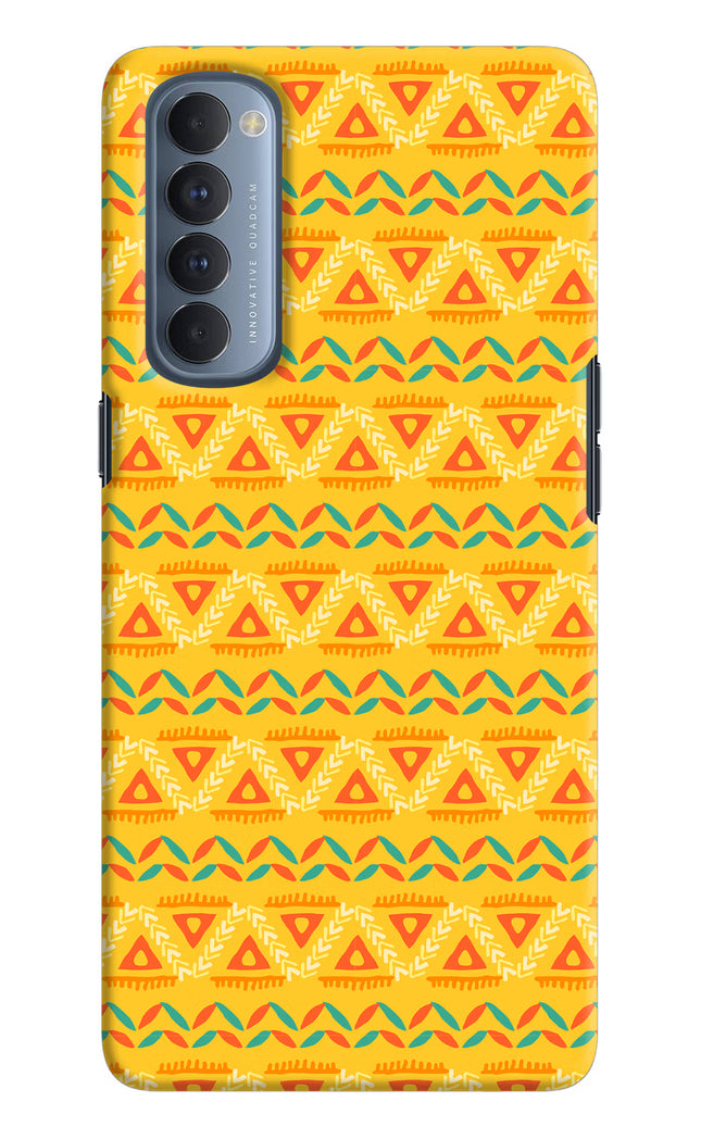 Tribal Pattern Oppo Reno4 Pro Hard Case Back Cover by Casekaro