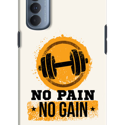 No Pain No Gain Oppo Reno4 Pro Hard Case Back Cover by Casekaro