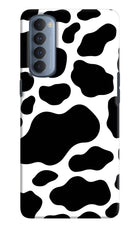 Cow Spots Oppo Reno4 Pro Hard Case Back Cover by Casekaro