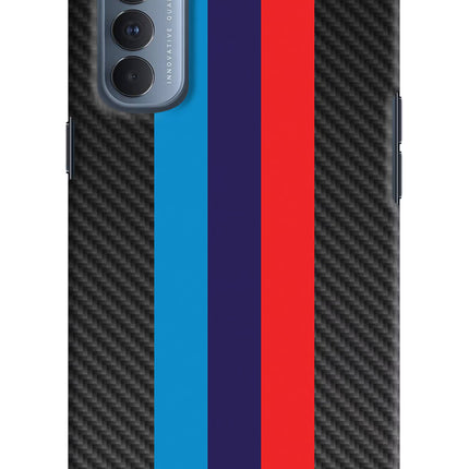 BMW Stripes Pattern Oppo Reno4 Pro Hard Case Back Cover by Casekaro