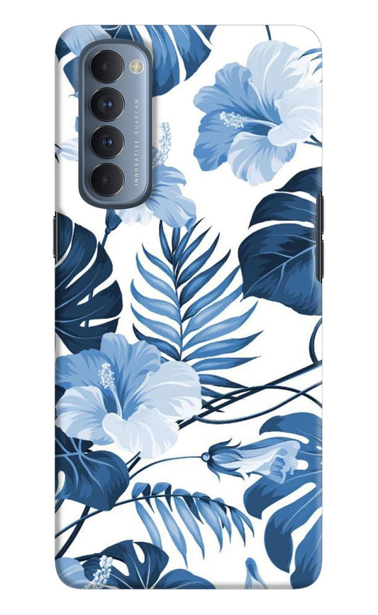 Fabric Art Oppo Reno4 Pro Back Cover