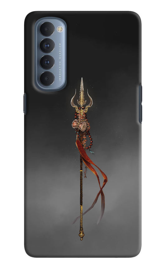 Shiv Trishul Oppo Reno4 Pro Hard Case Back Cover by Casekaro
