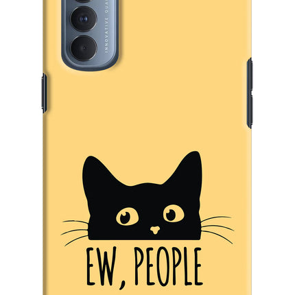 Ew People Catitude Oppo Reno4 Pro Hard Case Back Cover by Casekaro