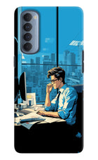 Focused Hustler (AI Generated) Oppo Reno4 Pro Hard Case Back Cover by Casekaro