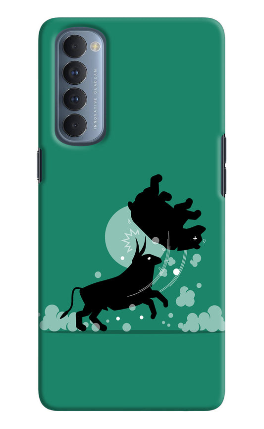 Bull Conqueror Oppo Reno4 Pro Back Cover