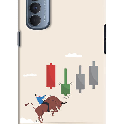 Bull Trading Momentum Oppo Reno4 Pro Hard Case Back Cover by Casekaro