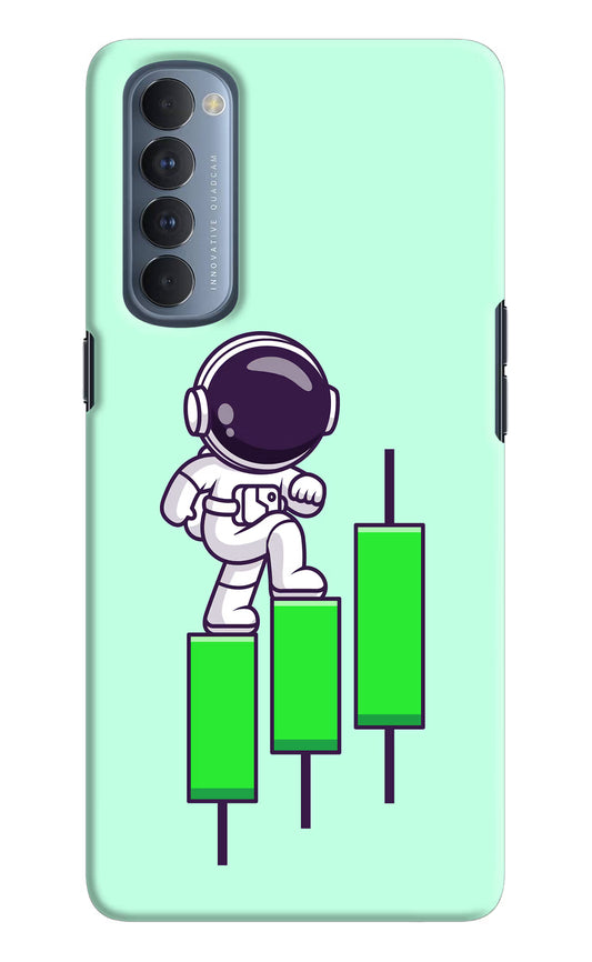 Astronaut Trader Oppo Reno4 Pro Hard Case Back Cover by Casekaro