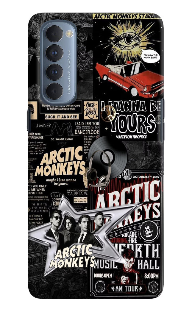 Arctic Monkeys Oppo Reno4 Pro Hard Case Back Cover by Casekaro