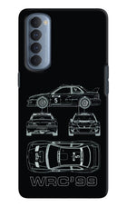 WRC'99 Oppo Reno4 Pro Hard Case Back Cover by Casekaro