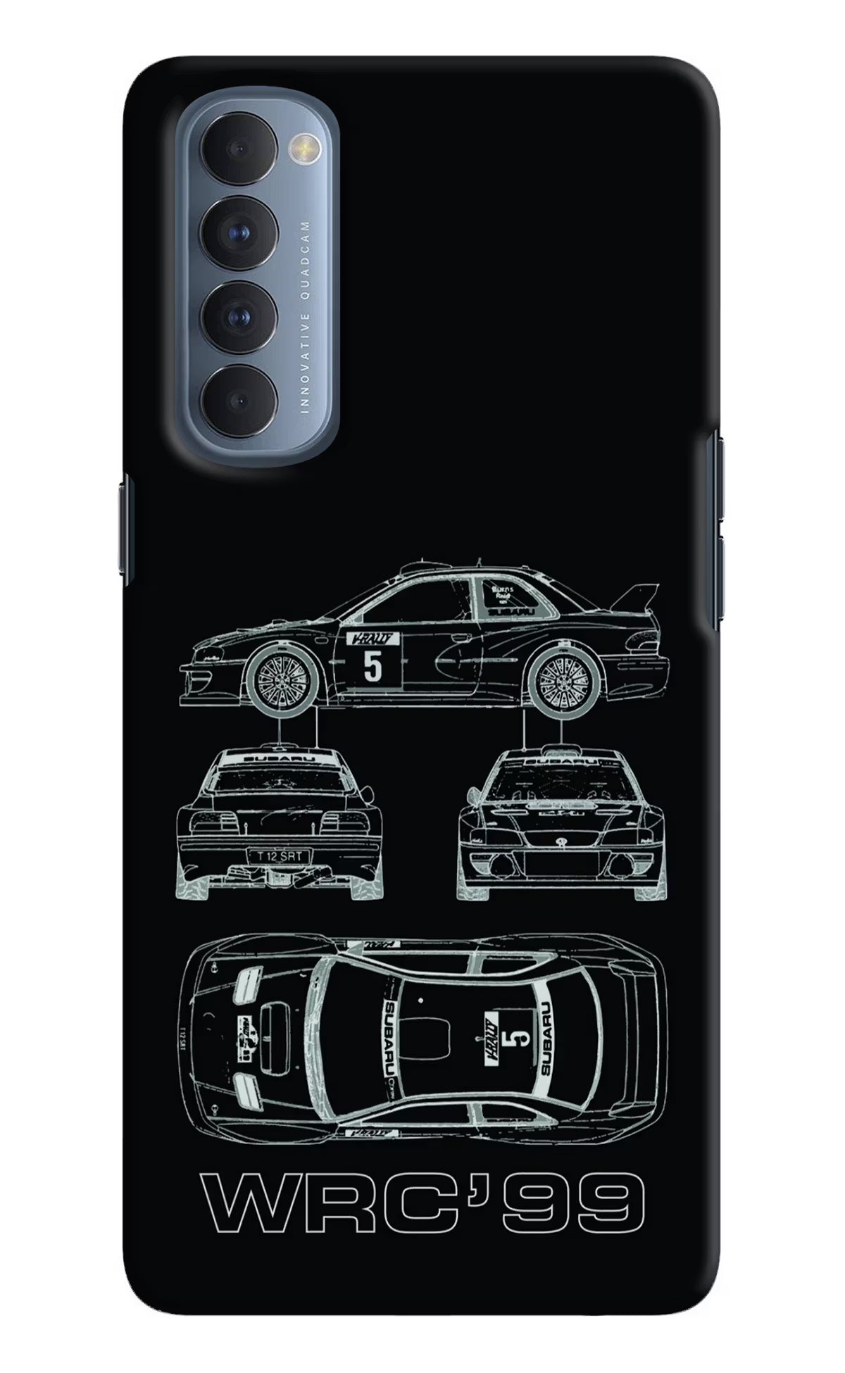 WRC'99 Oppo Reno4 Pro Hard Case Back Cover by Casekaro