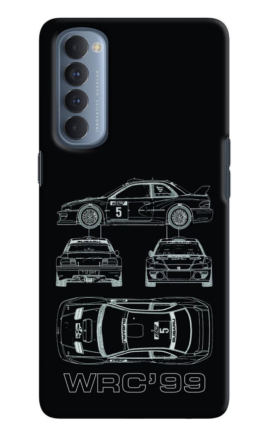 WRC'99 Oppo Reno4 Pro Hard Case Back Cover by Casekaro