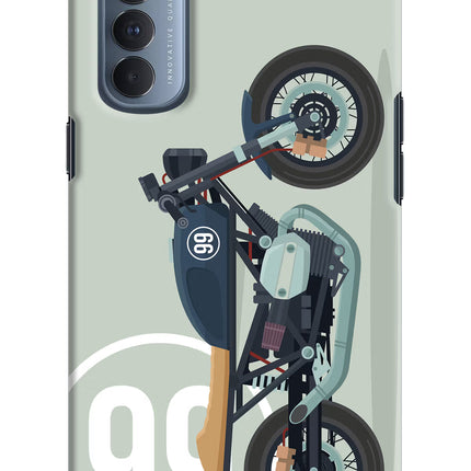 Classic Cafe Racer 99 Oppo Reno4 Pro Hard Case Back Cover by Casekaro