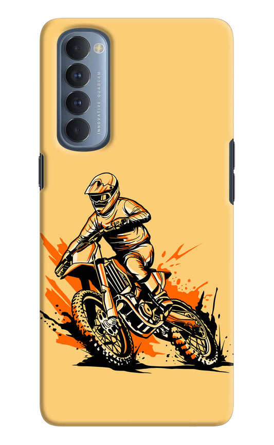Off-Road Fury Oppo Reno4 Pro Hard Case Back Cover by Casekaro