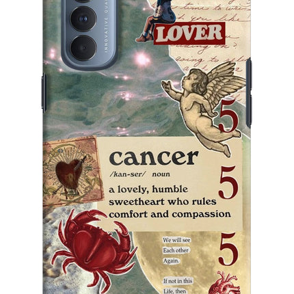 Cancer Zodiac Oppo Reno4 Pro Hard Case Back Cover by Casekaro