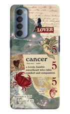 Cancer Zodiac Oppo Reno4 Pro Hard Case Back Cover by Casekaro