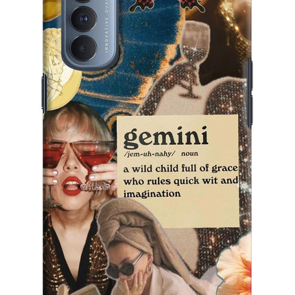 Gemini Zodiac Oppo Reno4 Pro Hard Case Back Cover by Casekaro