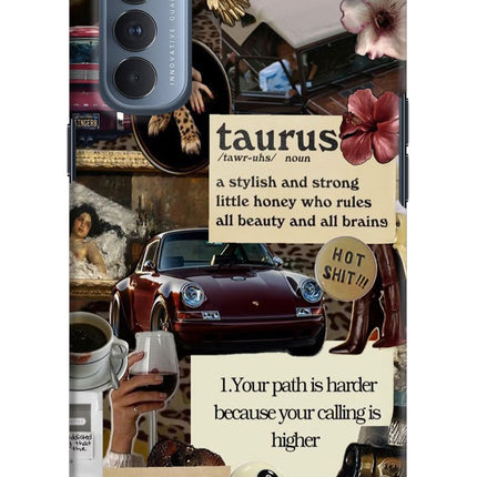 Taurus Zodiac Oppo Reno4 Pro Hard Case Back Cover by Casekaro