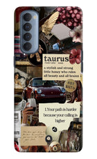 Taurus Zodiac Oppo Reno4 Pro Hard Case Back Cover by Casekaro