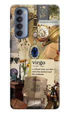 Virgo Zodiac Oppo Reno4 Pro Hard Case Back Cover by Casekaro