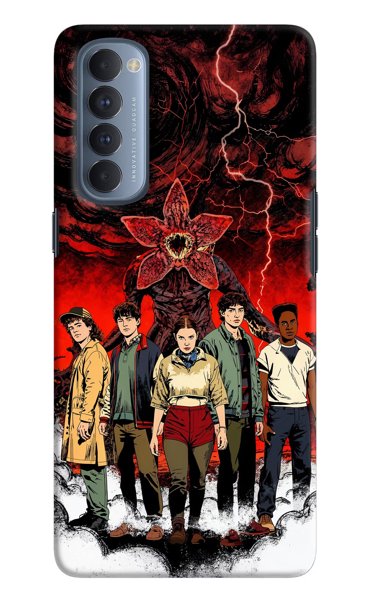 Ordinary Things Characters Oppo Reno4 Pro Hard Case Back Cover by Casekaro
