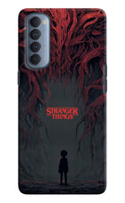 Ordinary Things Dark Side Oppo Reno4 Pro Hard Case Back Cover by Casekaro