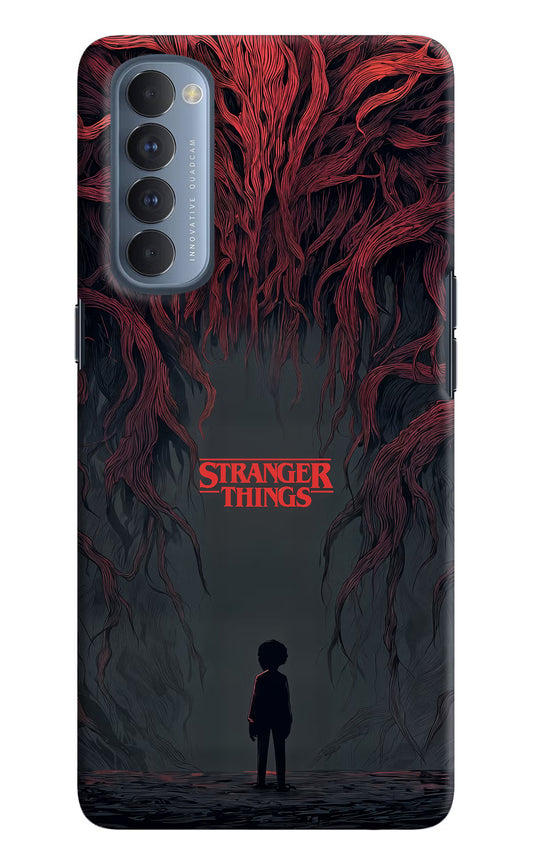 Ordinary Things Dark Side Oppo Reno4 Pro Hard Case Back Cover by Casekaro