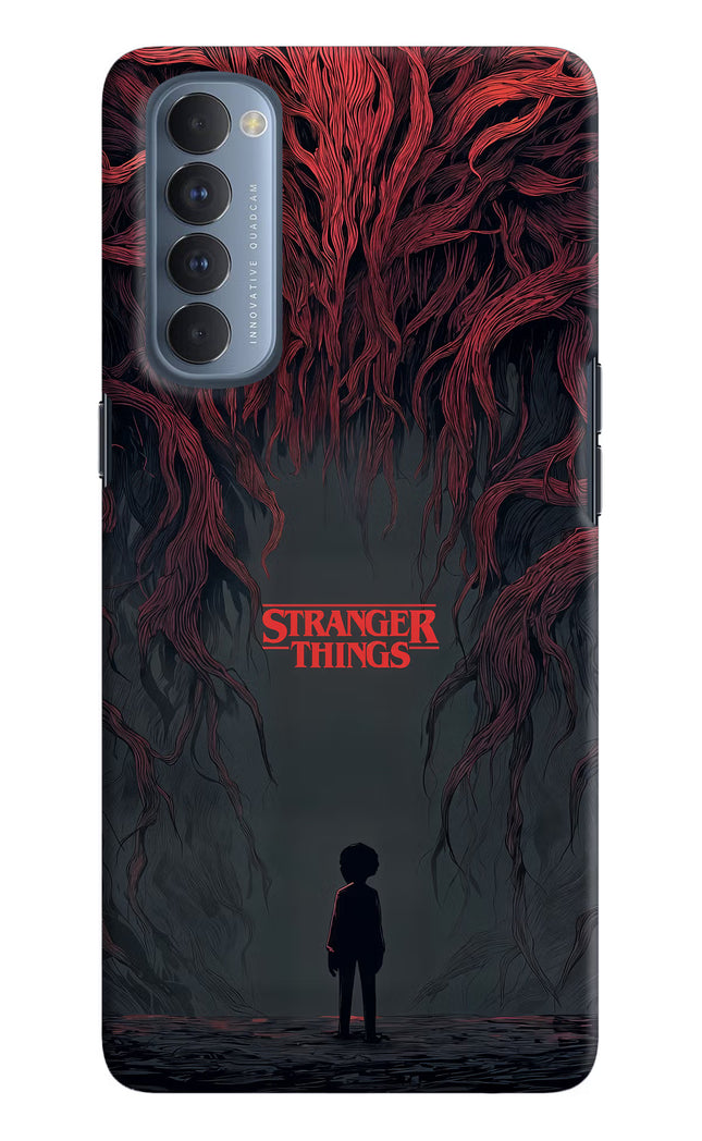 Ordinary Things Dark Side Oppo Reno4 Pro Hard Case Back Cover by Casekaro