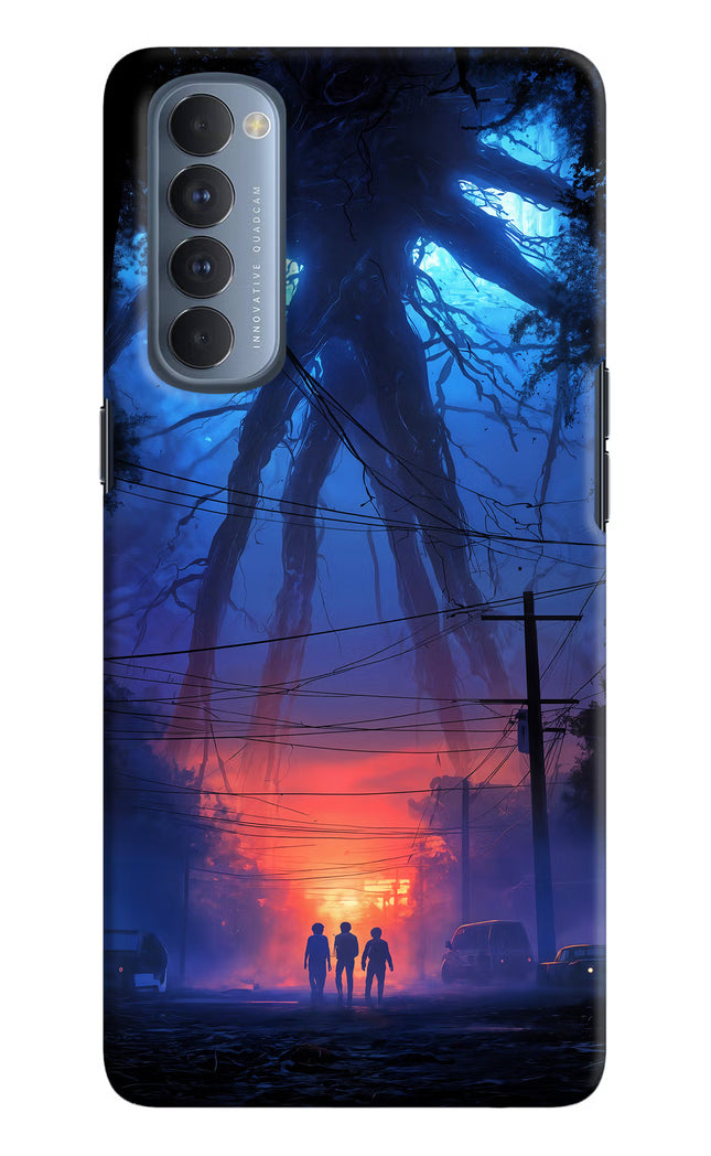 Ordinary Things Shadow Oppo Reno4 Pro Hard Case Back Cover by Casekaro