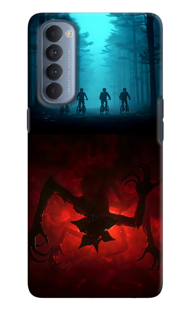 Ordinary Things Downside Up Oppo Reno4 Pro Hard Case Back Cover by Casekaro