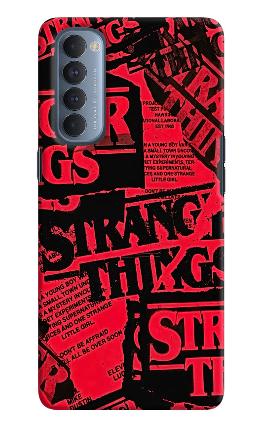 Ordinary Things Oppo Reno4 Pro Hard Case Back Cover by Casekaro