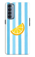 Summer Lemon Oppo Reno4 Pro Hard Case Back Cover by Casekaro