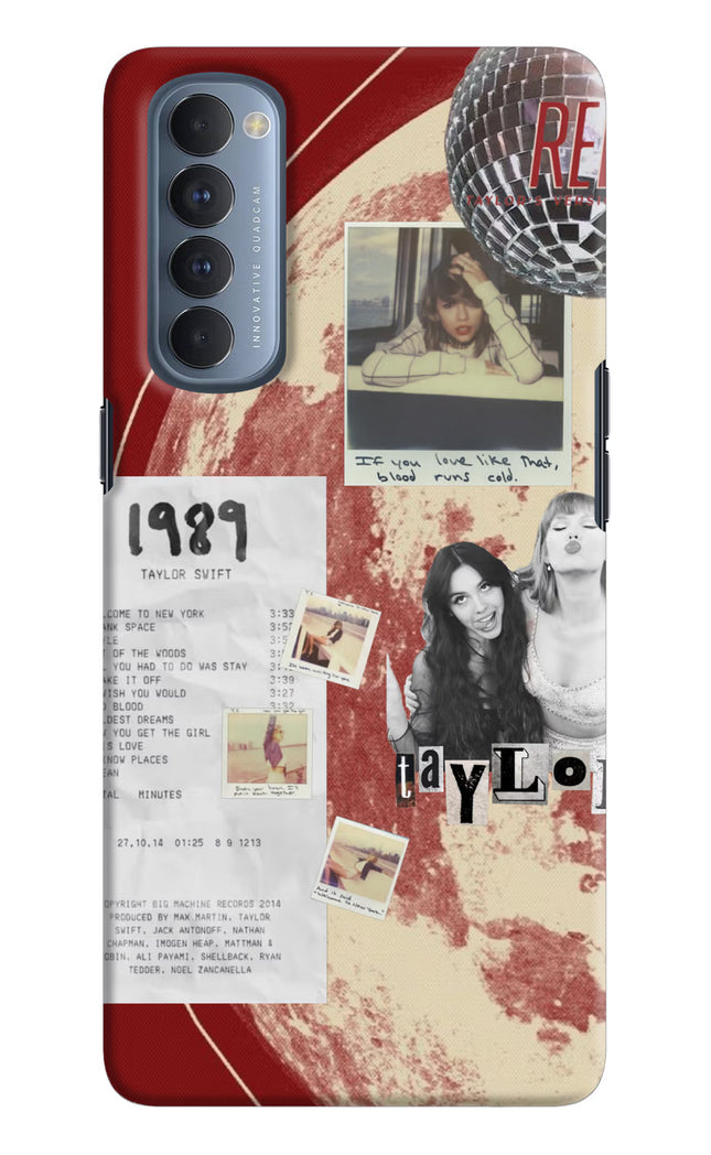 Taylor Swift Oppo Reno4 Pro Hard Case Back Cover by Casekaro