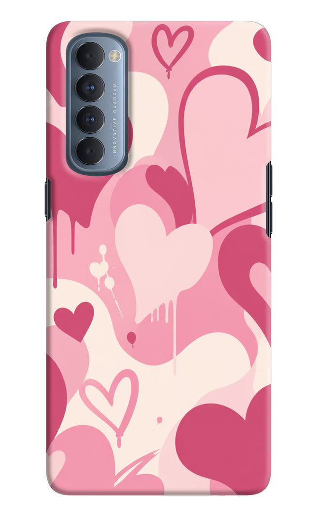 Hearty case Oppo Reno4 Pro Hard Case Back Cover by Casekaro