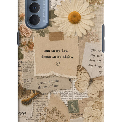 Vintage case Oppo Reno4 Pro Hard Case Back Cover by Casekaro