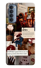 Zodiac Aries Oppo Reno4 Pro Hard Case Back Cover by Casekaro